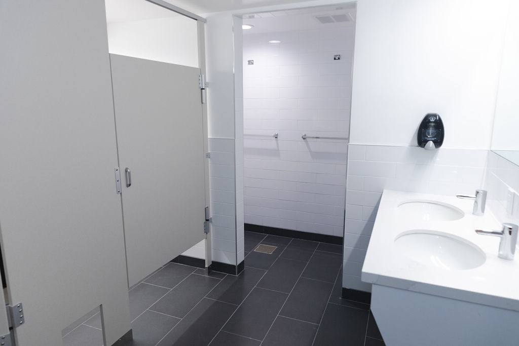 Refreshed, ADA compliant, gender-inclusive restroom
