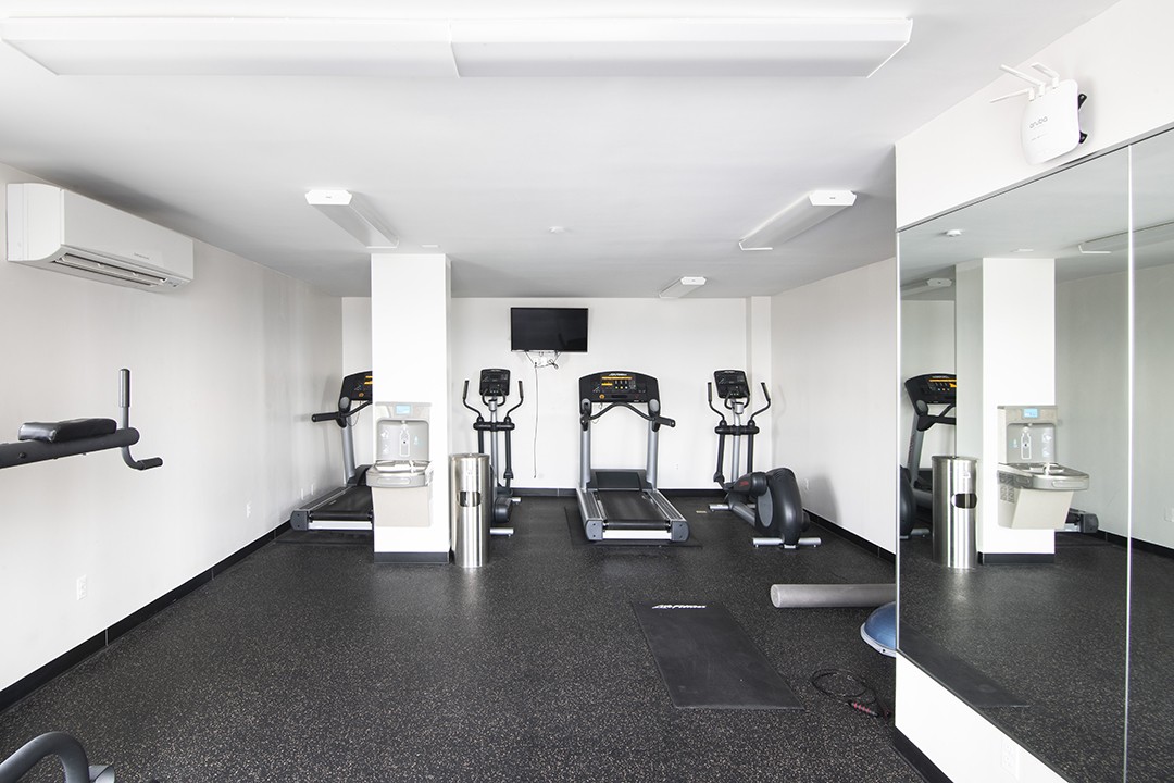 Carlton Arms fitness room